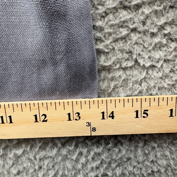 Hunter & Brown Linen Blend Lagenlook Wide Leg Jumpsuit Overalls Gray Small - Picture 12 of 15